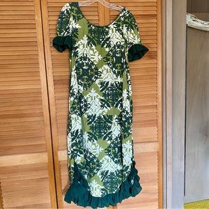 Green Muumuu XS